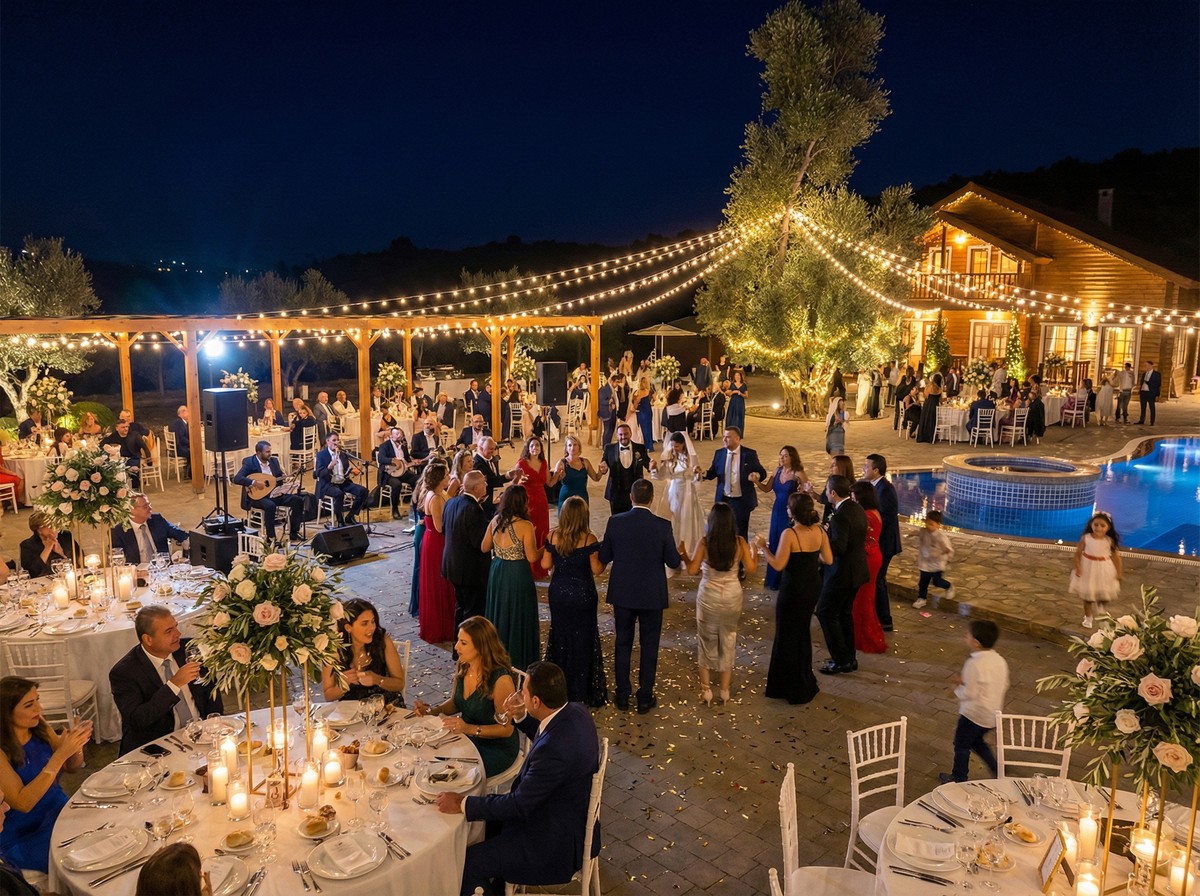 Wedding celebration at Swizore Resort in Kaftoun, Lebanon