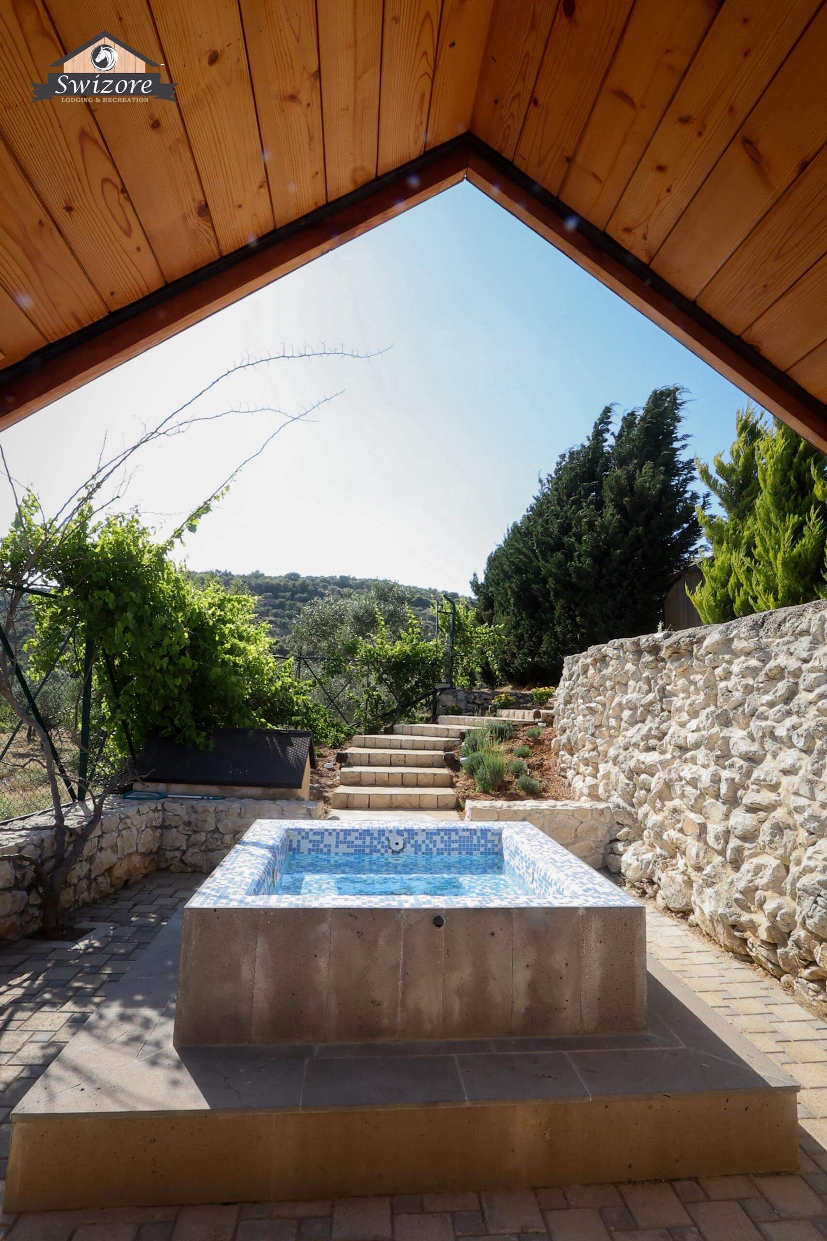Private Chalet — Natural Stone & Pine Woods at Swizore Resort, photo 4